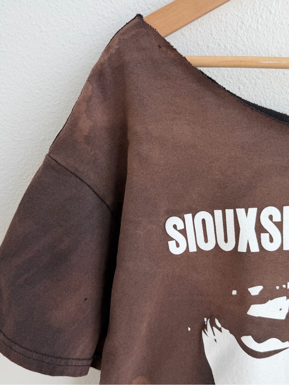 Siouxsie and the Banshees Punk Off The Shoulder T-Shirt - Picture 7 of 9
